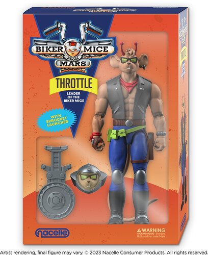 【新品】THE NACELLE COMPANY / BIKER MICE FROM MARS - THROTTLE (CLCB) (FIG)【F2024/06/30発売】｜あめりかん・ぱい