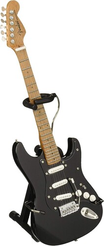 【新品】Axe Heaven Fender Strat - Black Finish with Black Pick Guard Mini Electric Guitar ReplicaFS-009【F2025/6/1発売】(ミニチュアギター )｜あめりかん・ぱい
