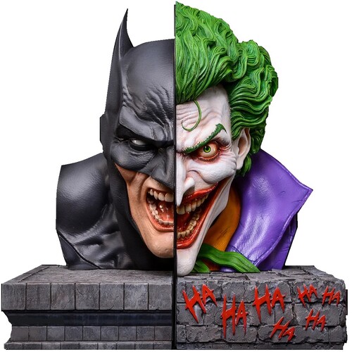 【新品】DC COMICS - BATMAN VS JOKER NEMESIS BOOKEND BUST【F2025/7/1発売】