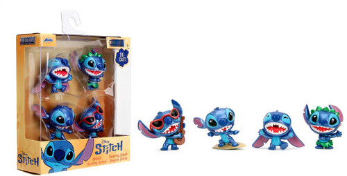 【新品】JADA DISNEY STITCH METALFIGS 4-PACK-DC FIG (CLCB)【F2025/2/28発売】