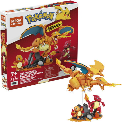【新品】MEGA BRANDS POKEMON / POKEMON CHARMANDER EVOLUTION SET 300 Piece Building Toy Set【F2025/3/30発売】(メガブロック ポケモン / ヒトカゲ) 6,604円