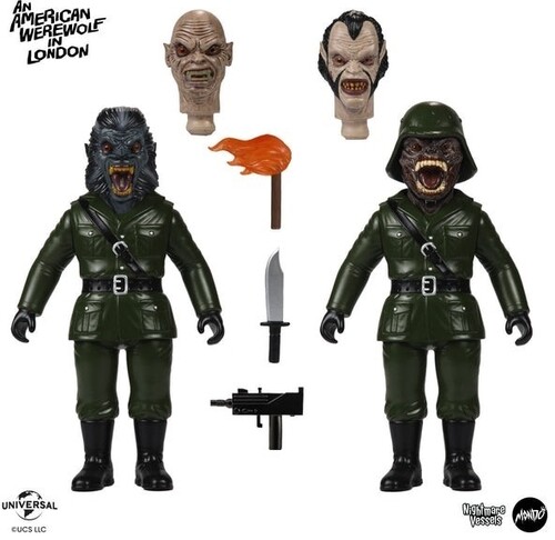 【新品】MONDO TEES / NIGHTMARE VESSELS AMERICAN WEREWOLF LONDON FIG 2PK【F2025/5/28発売】