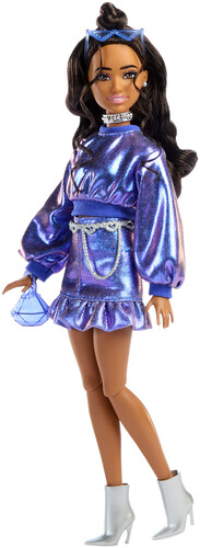 【新品】BARBIE DELUXE STYLE with Brown Hair in Metallic Blue Outfit【F2025/6/30発売】