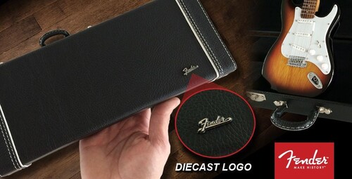【新品】Axe Heaven Fender Guitar Case With Diecast Fender Logo for Mini Guitar Replica Collectible Black CASE-FC-1 （ミニチュアギター ）｜あめりかん・ぱい
