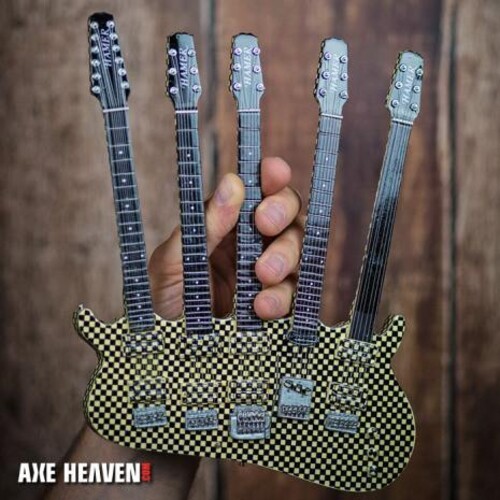 【新品】Axe Heaven Rick Nielsen Five-neck Checkered Mini Guitar Replica Collectible RN-500 (ミニチュアギター )｜あめりかん・ぱい