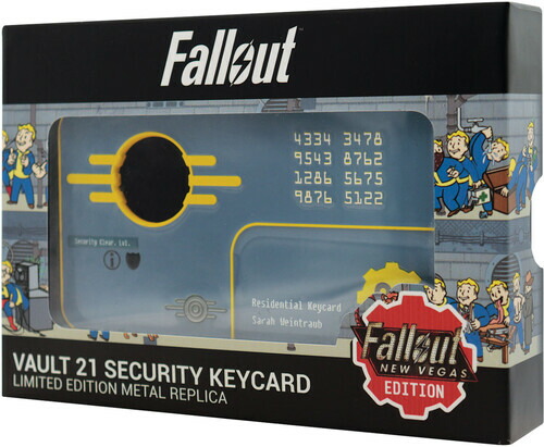 【新品】Fallout: New Vegas - Limited Edition Replica - Vault 21 Security Keycard【F2025/11/28発売】