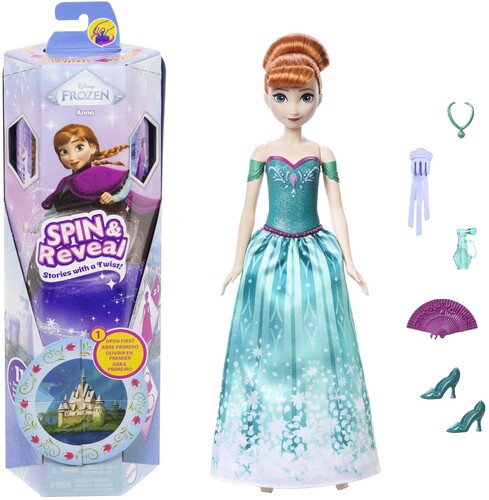 【新品】DISNEY FROZEN SPIN & REVEAL ANNA WAVE 2 (PAPD)【F2025/8/30発売】(アナと雪の女王 くるっとまわして！アナ ひみつのアクセサリー)