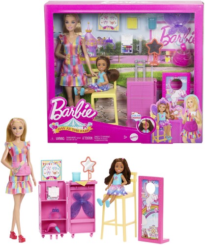 【新品】BARBIE CARNIVAL FACE PAINT PLAYSET BLONDE (PAPD)【F2025/8/30発売】