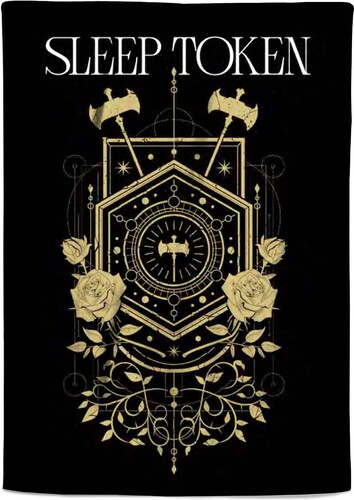 ブランケット【新品】Rocksax - Sleep Token - Sherpa Fleece Blanket - Even In Arcadia 4 (152cm x 203cm)【F2025/10/31発売】