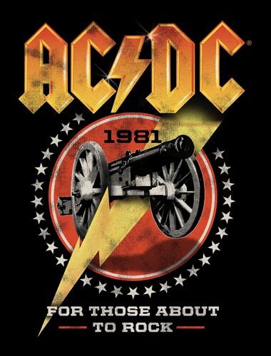 ブランケット【新品】Rocksax - AC/DC - Sherpa Fleece Blanket - For Those About to Rock(152cm x 203cm)【F2025/10/31発売】