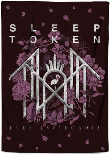 ブランケット【新品】Rocksax - Sleep Token - Sherpa Fleece Blanket - Even In Arcadia 3 (152cm x 203cm)【F2025/10/31発売】