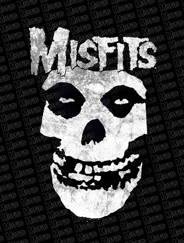 シェルパフリース　ブランケット【新品】Rocksax - Misfits - Sherpa Fleece Blanket - Fiend (152cm x 203cm)【F2025/10/31発売】｜あめりかん・ぱい