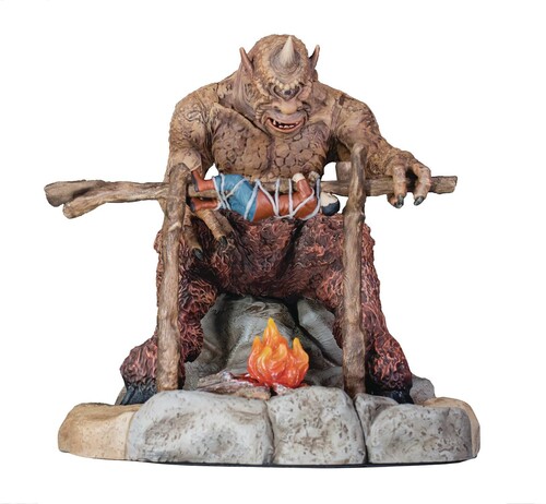 【新品】RAY HARRYHAUSEN - The 7th Voyage of Sinbad - Cyclops Barbeque Diorama Scene Polyresin Statue【F2026/2/24発売】