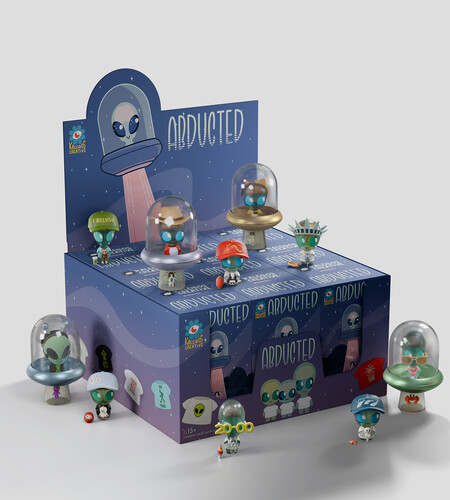 【新品】KALEIDOS CREATIVE / ABDUCTED SERIES 1 BLIND BOX WITH 9 PIECE PDQ (PDQ)【F2026/1/30発売】｜あめりかん・ぱい