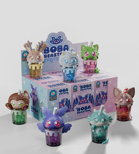 【新品】KALEIDOS CREATIVE / BOBA BEASTEAS KEYCHAIN BLIND BOX WITH 6 PIECE PDQ【F2026/1/30発売】