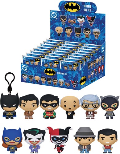 キーチェーン【新品】Batman: The Animated Series - Series 1 - 3D Foam Bag Clip Blind Bag - 24pc PDQ Display【F2026/2/28発売】｜あめりかん・ぱい