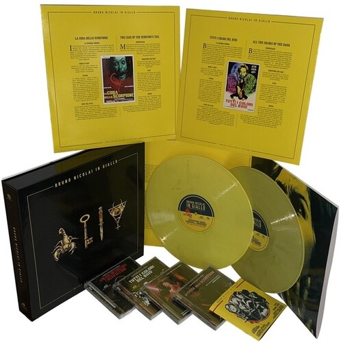 【輸入盤LPﾚｺｰﾄﾞ】【新品】Bruno Nicolai / Bruno Nicolai In Giallo (w/CD) (Box)【LP2022/12/16発売】