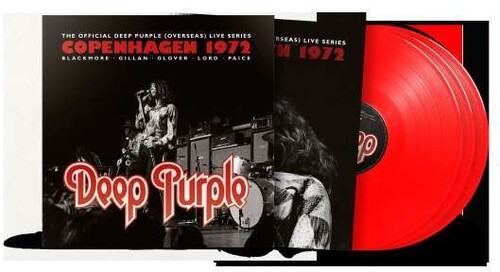 【輸入盤LPﾚｺｰﾄﾞ】【新品】Deep Purple / Live In Copenhagen 1972 (Colored Vinyl) (Red)【LP2023/2/17発売】(ディープ・パープル)