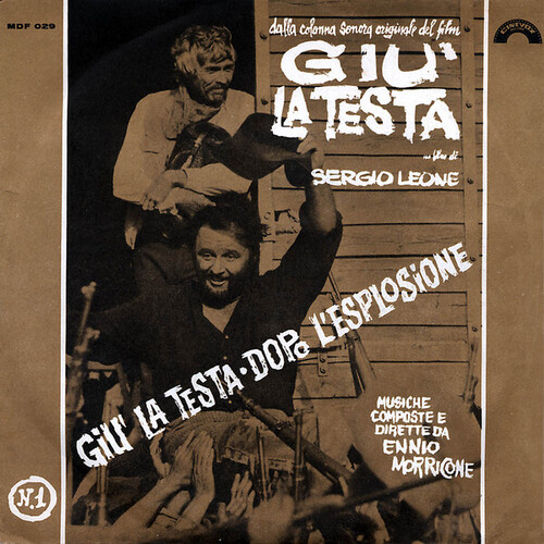 【輸入盤LPﾚｺｰﾄﾞ】【新品】Ennio Morricone (Soundtrack) / Giu La Testa (Clear Vinyl) (Limited Edition)【LP2021/10/22発売】(ｴﾝﾆｵﾓﾘｺｰﾈ)