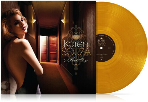 【輸入盤LPﾚｺｰﾄﾞ】【新品】Karen Souza / Hotel Souza (Amber) (Colored Vinyl) (Gatefold LP Jacket) (Splatter)【LP2023/2/24発売】(カレン・ソウサ)