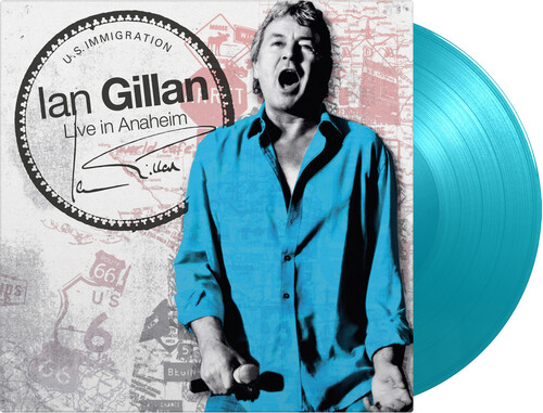 【輸入盤LPﾚｺｰﾄﾞ】【新品】Ian Gillan / Live In Anaheim (Colored Vinyl) (Gatefold LP Jacket) (Limited Edition) (180gram Vinyl) (Turquoise)【LP2022/9/16発売】(ｲｱﾝｷﾞﾗﾝ)｜あめりかん・ぱい