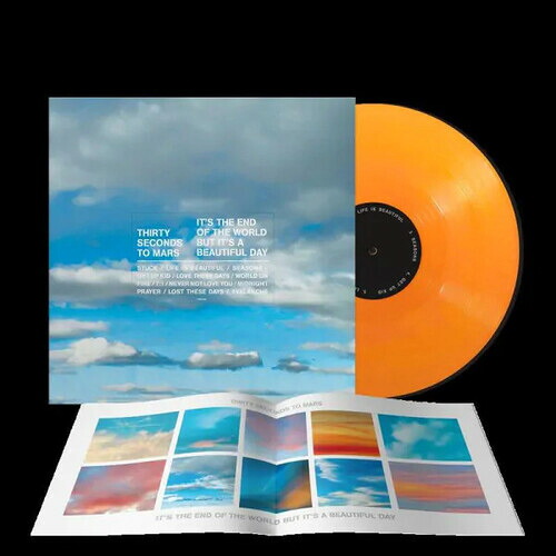 【輸入盤LPﾚｺｰﾄﾞ】【新品】Thirty Seconds To Mars / It's The End Of The World But It's A Beautiful Day【LP2023/9/22発売】