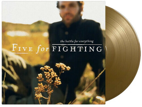 【輸入盤LPﾚｺｰﾄﾞ】【新品】FIVE FOR FIGHTING / BATTLE FOR EVERYTHING (Colored Vinyl) (Gold) (Limited Edition) (180gram Vinyl)【LP2025/3/21発売】(ファイヴ・フォー・ファイティング)