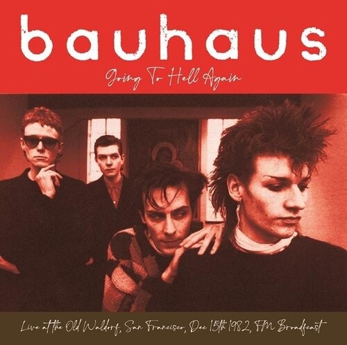 【輸入盤LPﾚｺｰﾄﾞ】【新品】BAUHAUS / GOING TO HELL AGAIN: LIVE AT THE OLD WALDORF (Red)【LP2025/3/28発売】