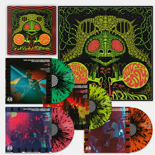 【輸入盤LPﾚｺｰﾄﾞ】【新品】KING GIZZARD & THE LIZARD WIZARD / KING GIZZARD - LIVE IN LOS ANGELES '24 (BOX)【LP2025/6/20発売】