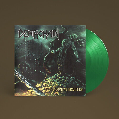 【輸入盤LPﾚｺｰﾄﾞ】【新品】DEATHCHAIN / DEADMEAT DISCIPLES (Clear Vinyl) (Green) (Limited Edition)【LP2025/5/30発売】