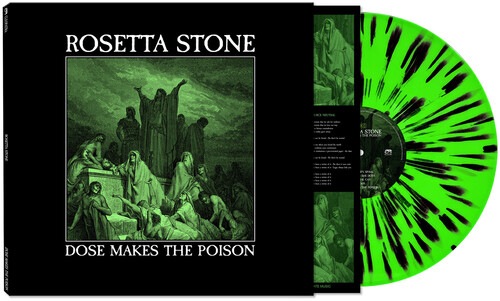 【輸入盤LPﾚｺｰﾄﾞ】【新品】ROSETTA STONE / DOSE MAKES THE POISON (Black) (Green) (Limited Edition) (Splatter)【LP2025/8/8発売】