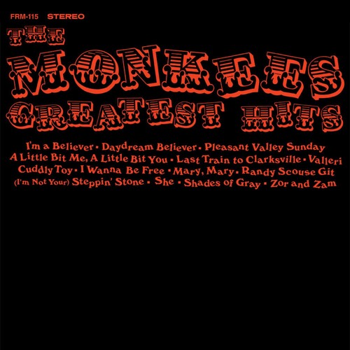 【輸入盤LPﾚｺｰﾄﾞ】【新品】MONKEES / MONKEES GREATEST HITS (Colored Vinyl) (Limited Edition) (Orange)【LP2025/11/28発売】(モンキーズ)