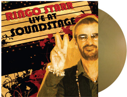 【輸入盤LPﾚｺｰﾄﾞ】【新品】RINGO STARR / LIVE AT SOUNDSTAGE (Colored Vinyl) (Gold) (Limited Edition)【LP2025/6/20発売】(リンゴ・スター)｜あめりかん・ぱい