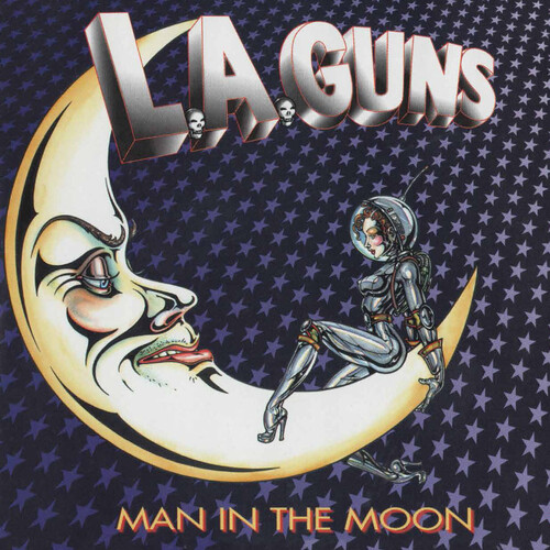 【輸入盤LPﾚｺｰﾄﾞ】【新品】LA GUNS / MAN IN THE MOON (Blue) (Colored Vinyl) (Anniversary Edition)【LP2025/10/17発売】(エルエー・ガンズ)
