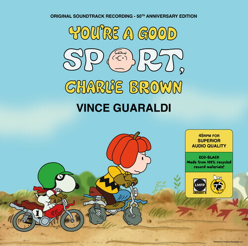 【輸入盤LPﾚｺｰﾄﾞ】【新品】VINCE GUARALDI (Soundtrack) / YOU'RE A GOOD SPORT CHARLIE BROWN (45RPM)【LP2025/9/12発売】(ヴィンス・ガラルディ)