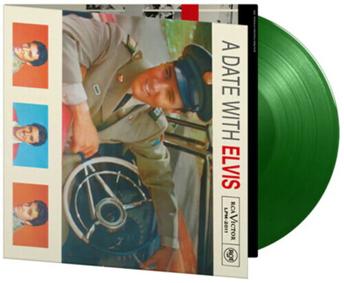 【輸入盤LPﾚｺｰﾄﾞ】【新品】ELVIS PRESLEY / DATE WITH ELVIS (Colored Vinyl) (Gatefold LP Jacket) (Green) (Limited Edition) (180gram Vinyl)【LP2025/8/22発売】(エルヴィス・プレスリー)