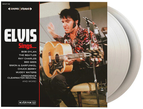 【輸入盤LPﾚｺｰﾄﾞ】【新品】ELVIS PRESLEY / ELVIS SINGS (Colored Vinyl) (Gatefold LP Jacket) (Limited Edition) (180gram Vinyl) (White)【LP2025/8/22発売】(エルヴィス・プレスリー)