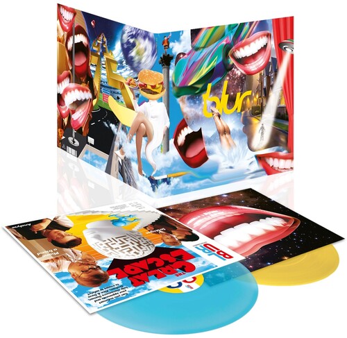 【輸入盤LPﾚｺｰﾄﾞ】【新品】BLUR / GREAT ESCAPE (Blue) (Clear Vinyl) (140gram Vinyl) (Yellow) (Anniversary Edition)【LP2025/12/12発売】(ブラー)
