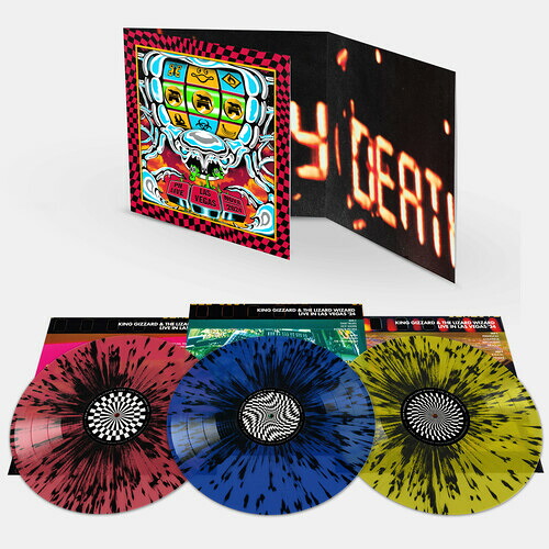【輸入盤LPﾚｺｰﾄﾞ】【新品】KING GIZZARD AND THE LIZARD WIZARD / KING GIZZARD - LIVE IN LAS VEGAS '24 (Blue) (Colored Vinyl)【LP2025/7/25発売】
