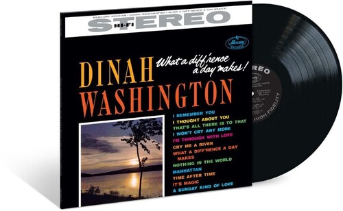 【輸入盤LPﾚｺｰﾄﾞ】【新品】DINAH WASHINGTON / WHAT A DIFF'RENCE A DAY MAKES (VERVE VAULT SERIES)【LP2026/1/9発売】(ダイナ・ワシントン)