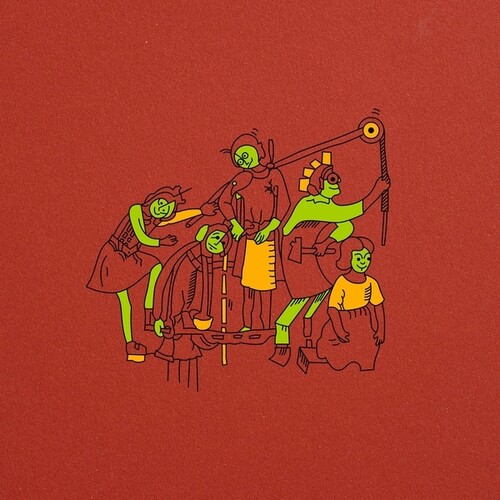 【輸入盤LPﾚｺｰﾄﾞ】【新品】MERIDIAN BROTHERS / VII (Colored Vinyl) (Green)【LP2025/10/3発売】｜あめりかん・ぱい
