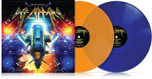【輸入盤LPﾚｺｰﾄﾞ】【新品】VA / MANY FACES OF DEF LEPPARD - ORANGE & BLUE【LP2025/12/26発売】