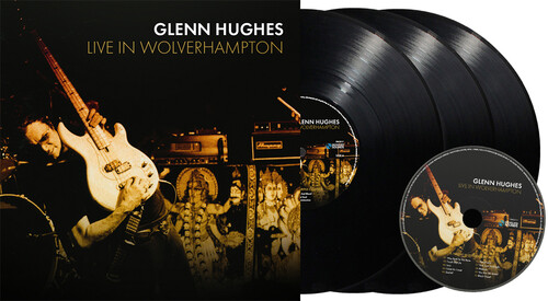 【輸入盤LPﾚｺｰﾄﾞ】【新品】GLENN HUGHES / LIVE IN WOLVERHAMPTON (W/CD)【LP2026/2/13発売】