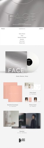 【輸入盤LPﾚｺｰﾄﾞ】【新品】Jimin (BTS) / Face (Colored Vinyl) (White)【LP2024/1/12発売】