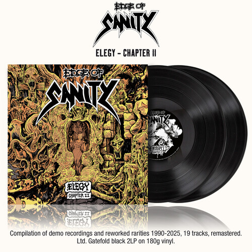 【輸入盤LPﾚｺｰﾄﾞ】【新品】EDGE OF SANITY / ELEGY: CHAPTER II (Gatefold LP Jacket) (180gram Vinyl)【LP2026/4/3発売】｜あめりかん・ぱい
