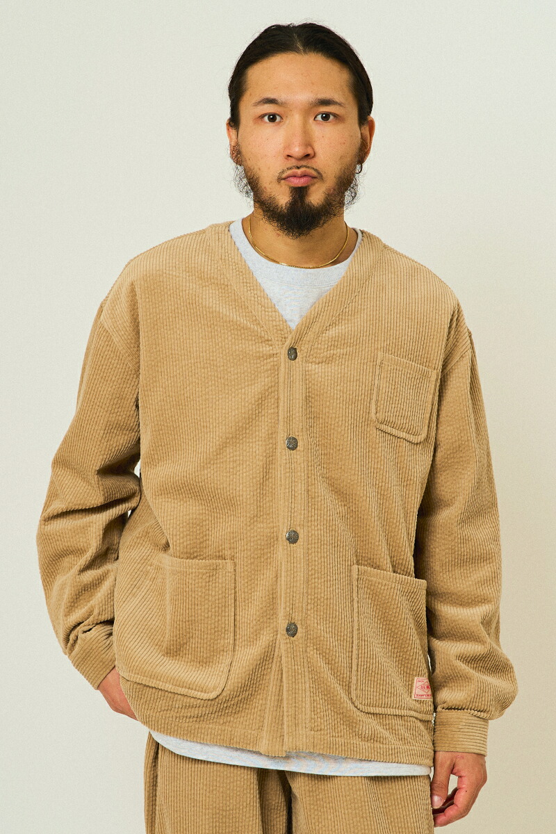 【 3色：M～XL エンジニアジャケット 】BIG MIKE / ビッグマイク Corduroy Washed Engineer Jacket - 102546030 エンジニアジャケット コーデュロイ セットアップ スウェット アウター シャツ ワークジャケット