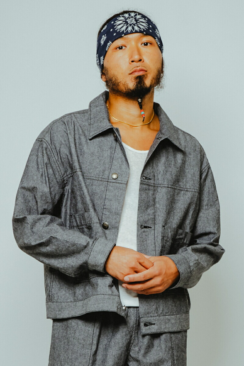 BIG MIKE / ビッグマイク Chambray Short Jacket - 102616400｜AMERICAN STADIUM