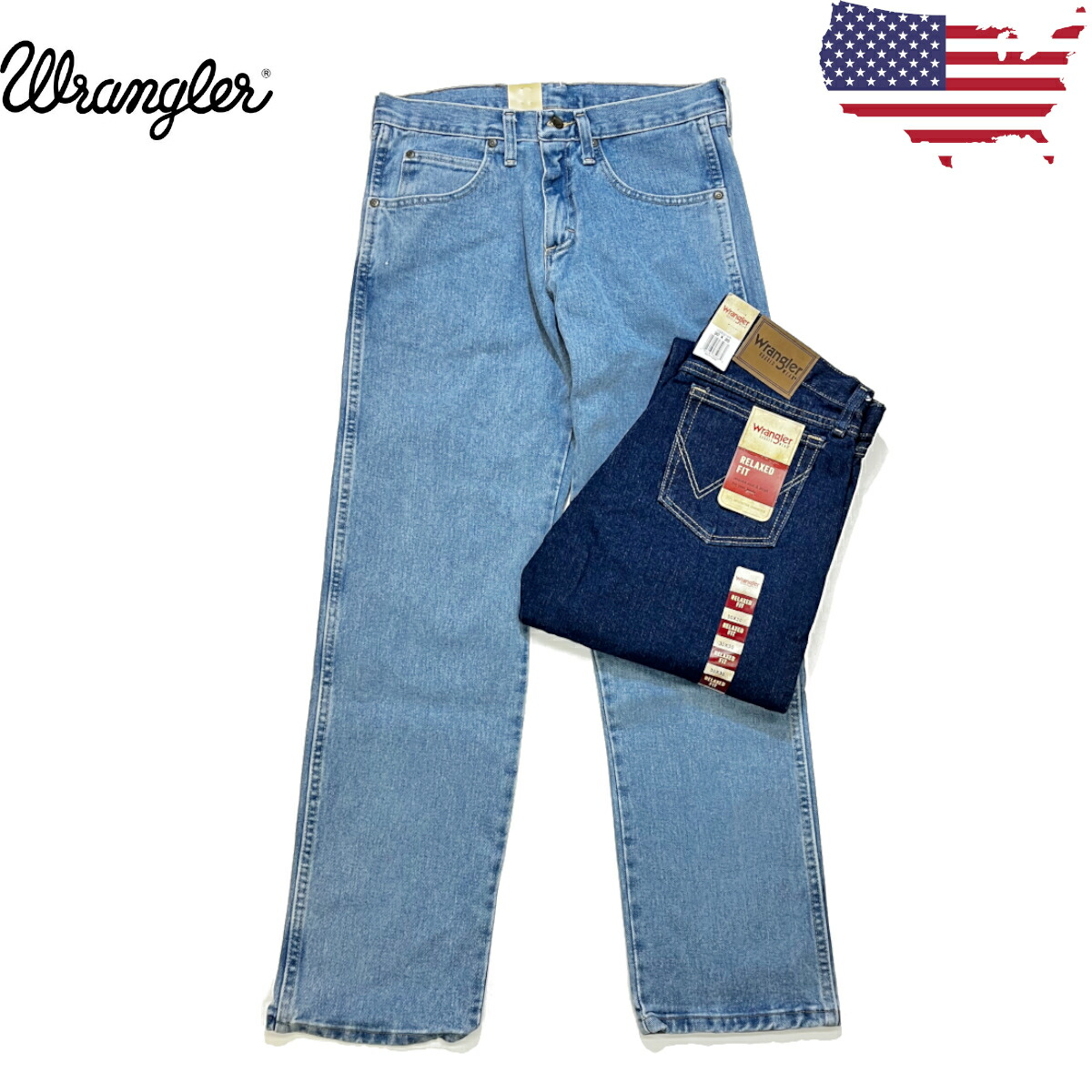 デニム ジーンズ US企画 【 WRANGLER / ラングラー 】 リラックスフィット チノパン パンツ 無地 アメリカ 並行輸入 インポート ネルシャツ ワークシャツ アメカジ バイカー オンブレ ヒッコリー ワーク スケーター ストリート レディース WRANGLER / RELAXED FIT JEAN