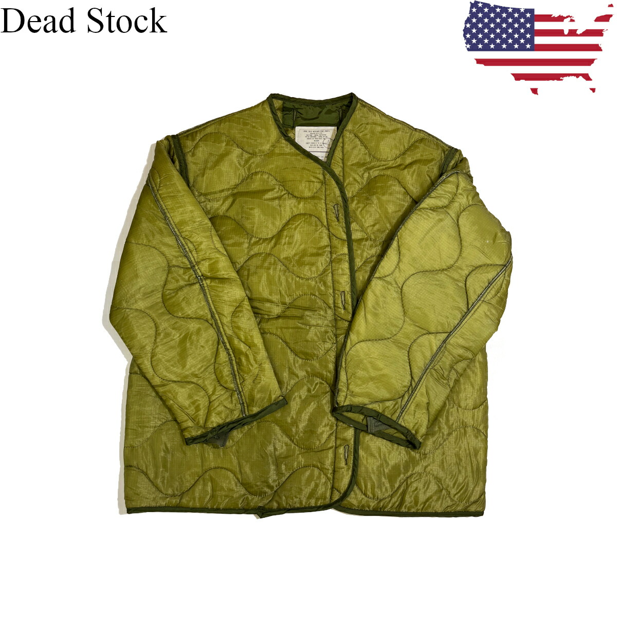 【楽天市場】【 デッドストック 】 New GI OD M65 Field Jacket Liner 》実物 米軍 [ US military