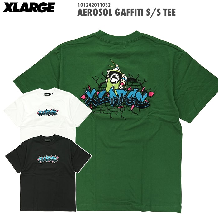楽天市場】XLARGE エクストララージ AEROSOL GAFFITI S/S TEE